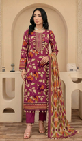 3 Piece Unstitched Digital Printed Lawn - V1604