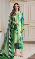 3 Piece Unstitched Digital Printed Lawn - V1705