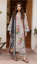 3 Piece Unstitched Embroidered Lawn - V1908