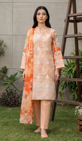 3 Piece Unstitched Embroidered Lawn - V1801