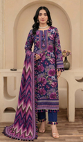 3 Piece Unstitched Digital Printed Lawn - V1601