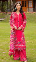 3 Piece Unstitched Embroidered Lawn - V2001