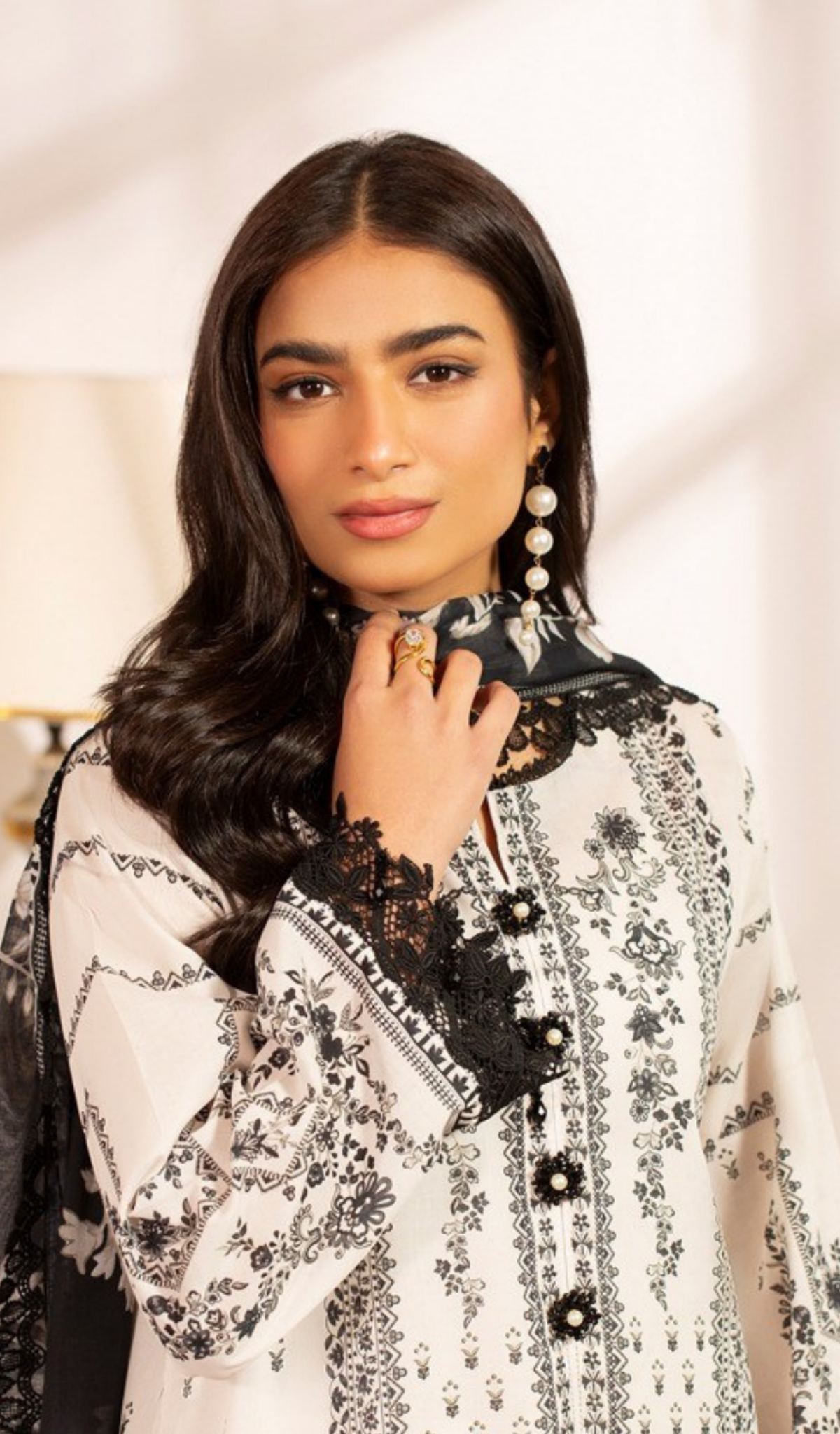 3 Piece Unstitched Digital Printed Lawn - V1408