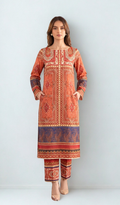 2 Piece Unstitched Digital Printed Lawn - V1203