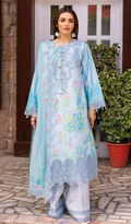 3 Piece Unstitched Embroidered Lawn - V2010