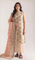 3 Piece Unstitched Printed Lawn - V1503