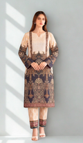 2 Piece Unstitched Digital Printed Lawn - V1204