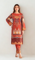 2 Piece Unstitched Digital Printed Lawn - V1205