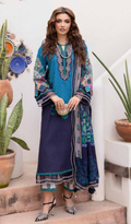 3 Piece Unstitched Embroidered Lawn - V1903