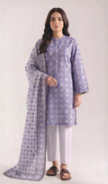 3 Piece Unstitched Printed Lawn - V1505