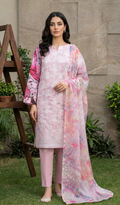 3 Piece Unstitched Embroidered Lawn - V1803