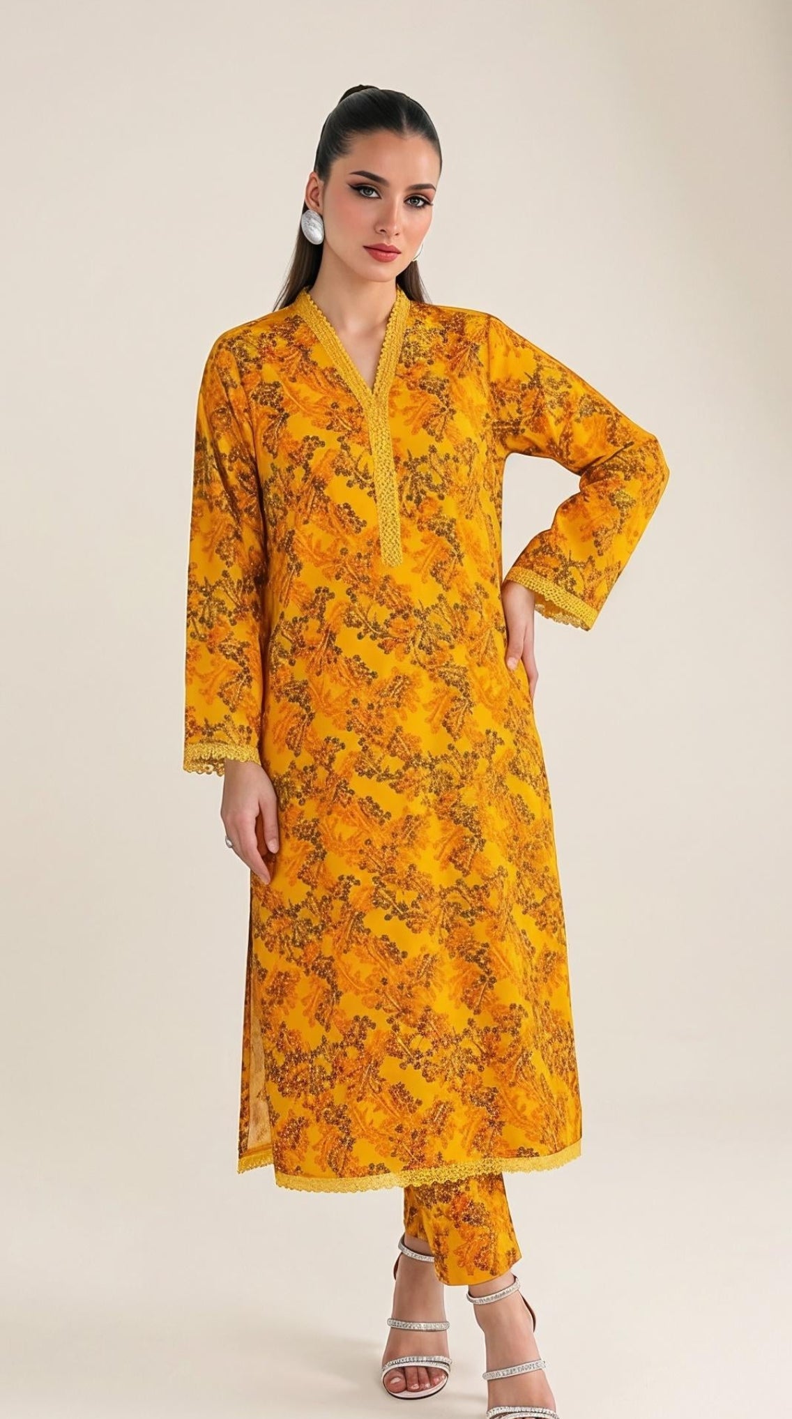 Abstract Harmony All-over Printed 2-piece -01