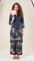 Basic Cocoon 2-piece Lawn Suit -02