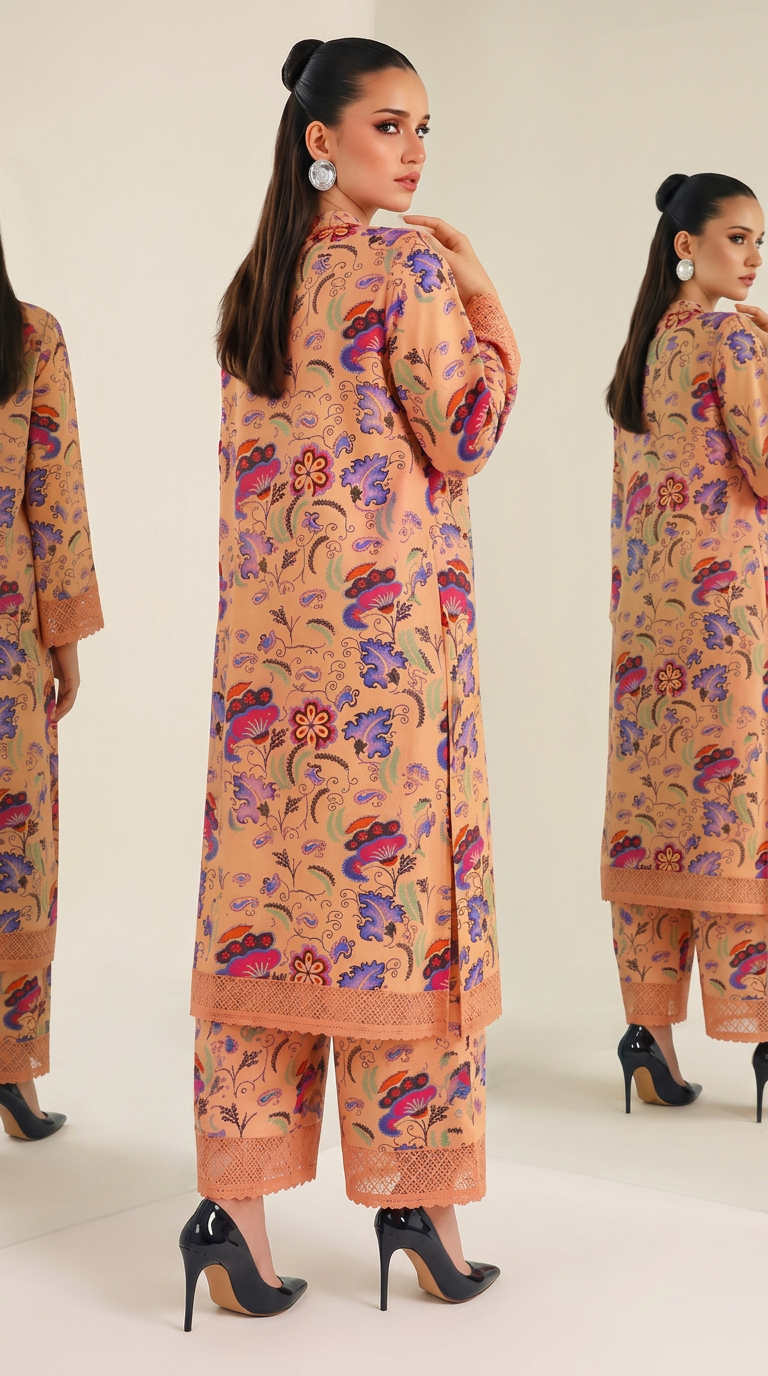 Abstract Harmony All-over Printed 2-piece -02