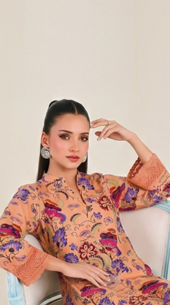 Abstract Harmony All-over Printed 2-piece -02