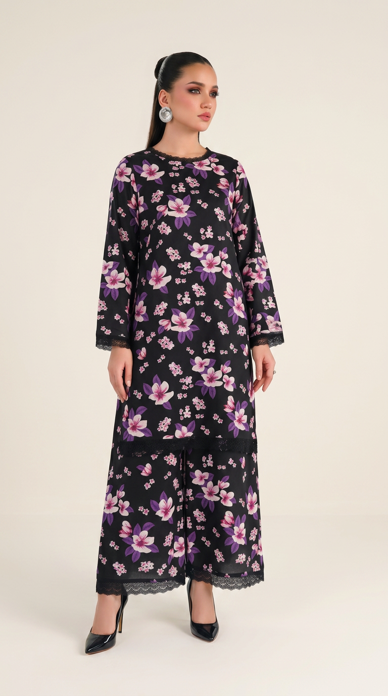 Abstract Harmony All-over Printed 2-piece -05