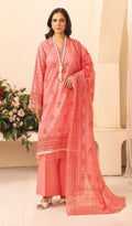 3 Piece Unstitched Printed Lawn - V102