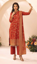 3 Piece Unstitched Printed Lawn - V105
