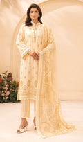 3 Piece Unstitched Printed Lawn - V107