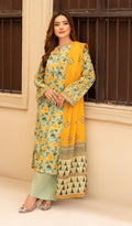 3 Piece Unstitched Digital Printed Lawn - V201