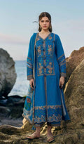 3 Piece Unstitched Embroidered Lawn - V606