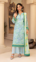 3 Piece Unstitched Digital Printed Lawn - V207