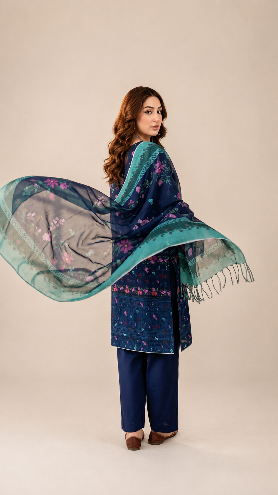 Prism Flora Unstitched 3-piece -10 V3110