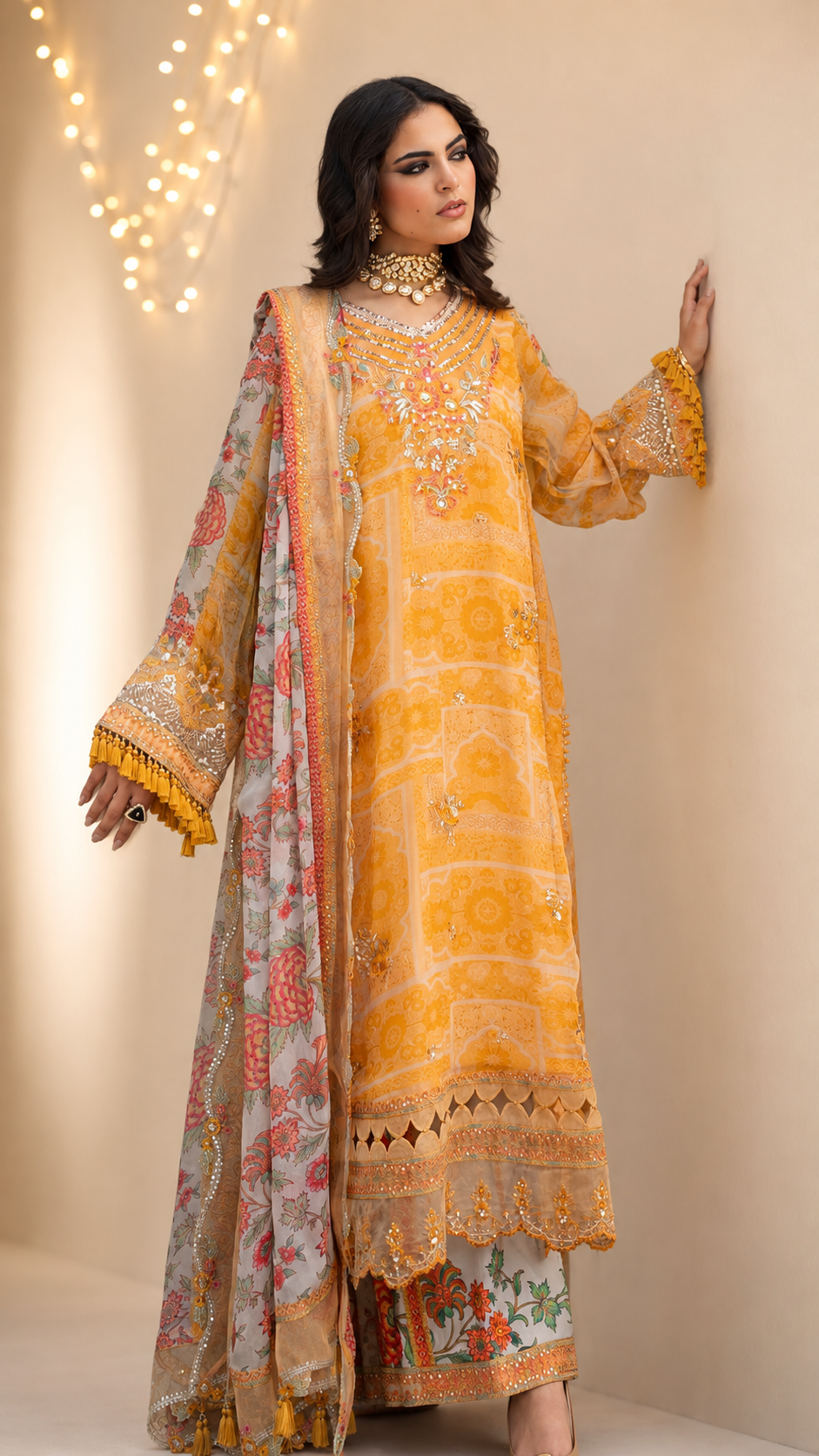 Rangat-E-Riwayat Luxury Embroidered 3-piece Suit -01