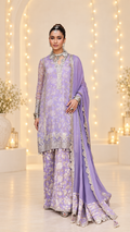 Nigaar Luxury Embroidered Chiffon -02