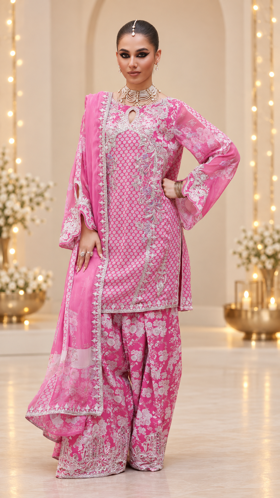 Nigaar Luxury Embroidered Chiffon -05