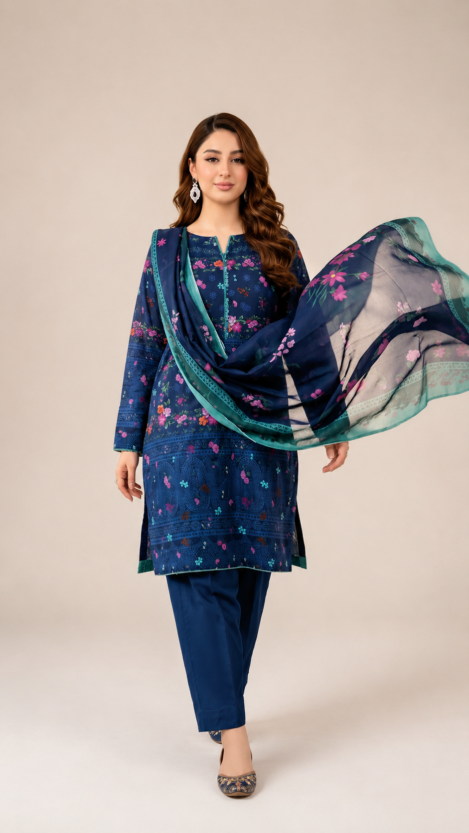 Prism Flora Unstitched 3-piece -10 V3110