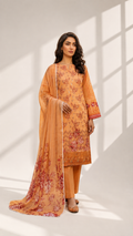 Masnavi Embroidered 3-piece Suit -04