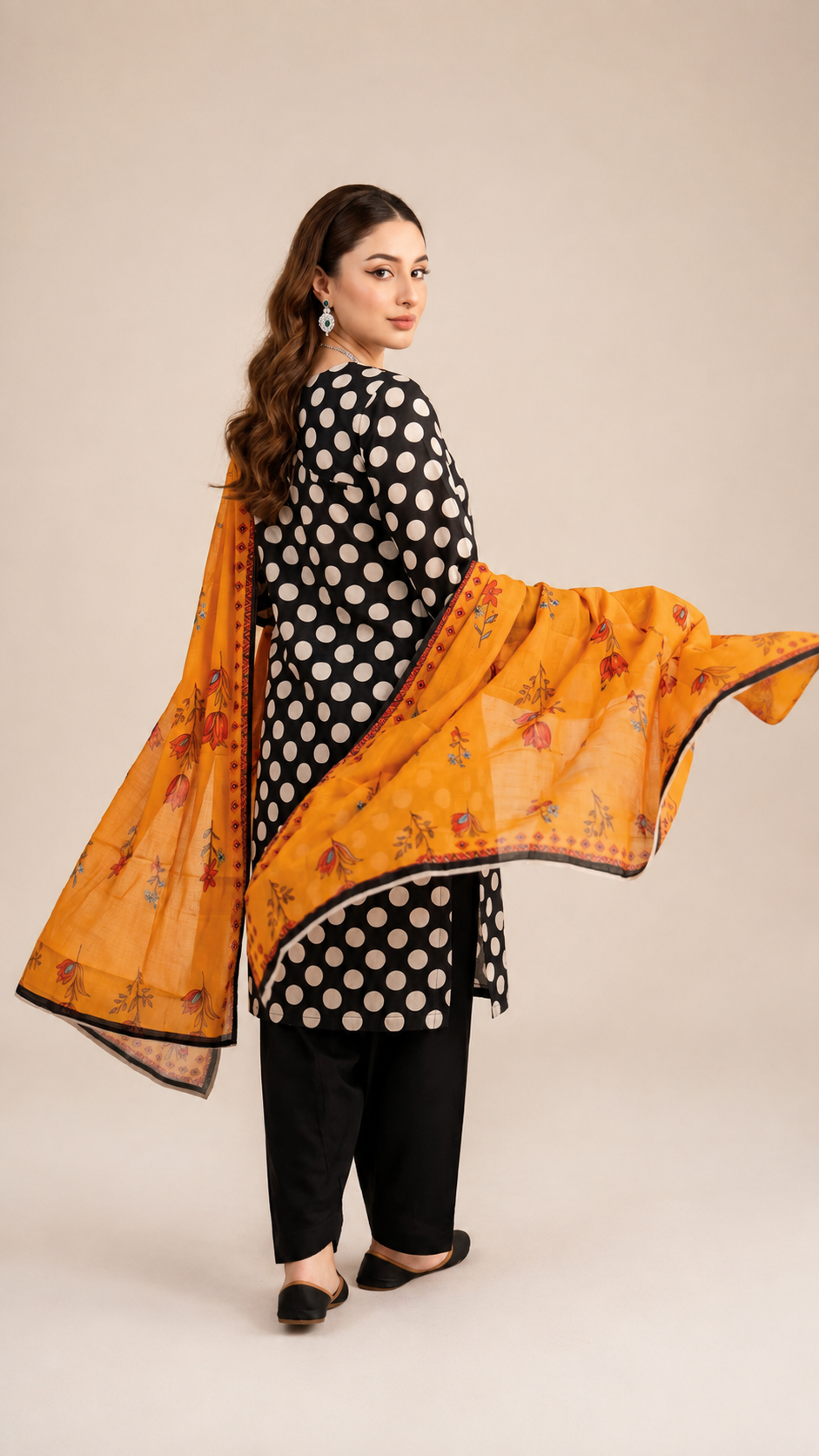 Prism Flora Unstitched 3-piece -08 V3108