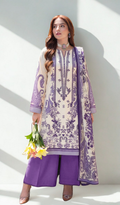 3 Piece Unstitched Digital Printed Lawn - V1006
