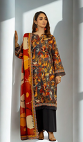 3 Piece Unstitched Digital Printed Lawn - V907