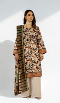 3 Piece Unstitched Digital Printed Lawn - V909