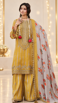 Nigaar Luxury Embroidered Chiffon -01